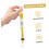 4 pieces spring scale dynamometer ton force gauge hook scale for physics experiments portable precision measuring device with clear gram ton 5