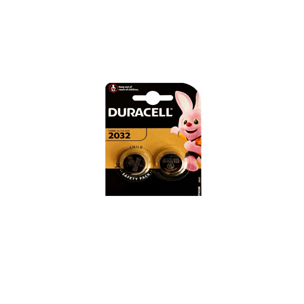 Duracell CR2032 3V Lithium Coin Cell Battery with Baby Secure Technology Pack of 10