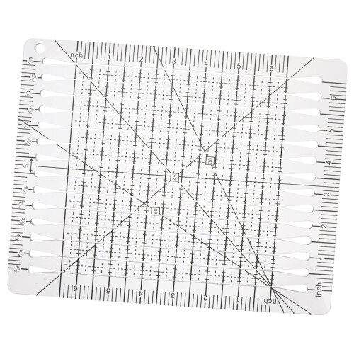 Quilting templates set 6 inch sewing ruler patchwork tool