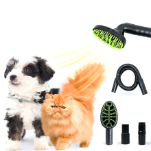 Kit de higiene para animais de estimação, acessório de aspirador de pó para escova de cachorro