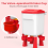Hanging Chicken Waterer, Plastic Chicken Water Poultry Drinker 4