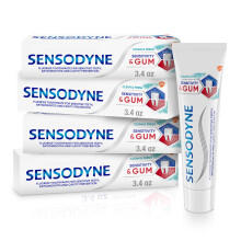Sensodyne Sensitivity & Gum Sensitive Toothpaste for Gingivitis Sensitive Teeth Treatment Clean & Fresh - 3.4 Ounce (Pack of 4)