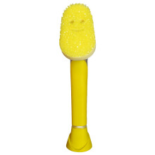 Scrub Daddy Splstab, Seifenspender, Splbrste, Textur verndernder Splschwamm mit Flssigkeitsgriff, integriertem Schaber und abnehmbarem Schrubbk