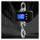Crane scale, 1000 kg digital hanging scale, LCD backlight, high reliability (1000kg Black) 1