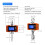Crane scale, 1000 kg digital hanging scale, LCD backlight, high reliability (1000kg Black) 3