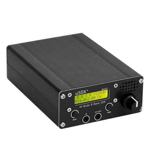 USDR USDX+ Plus V2, SDR 8 ζωνών, πομποδέκτης HF SSB QRP, βύσμα EU 2