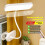 On Clip Led Desk Lamp Adjustable Brightness Room Reading Bedside Light Study 4