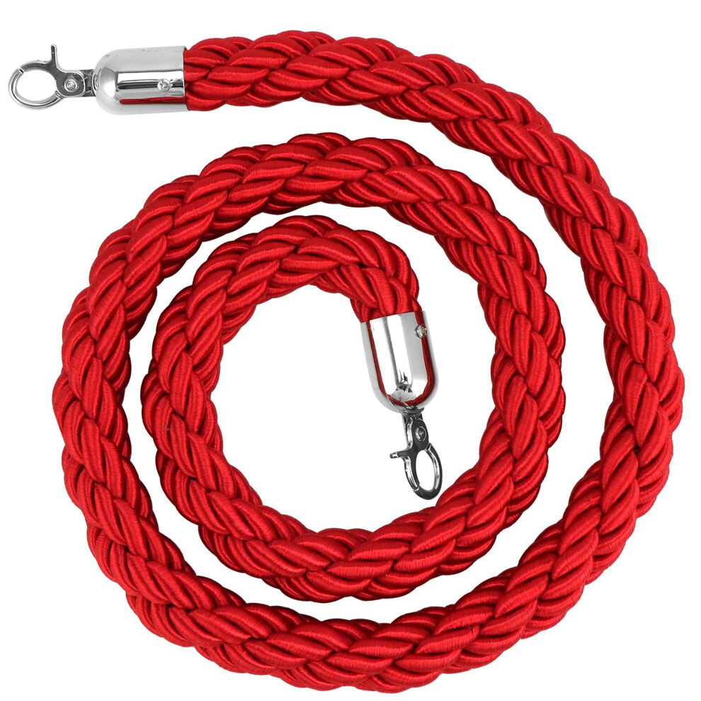 1.5M Red Flexibarrier Barrier Cord Queue Cord For Hotels, Clubs, Banks And Events 6276012994161