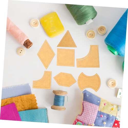 27piece quilt template set acrylic patchwork crafting rulers sewing tools protective film for precise cutting 2