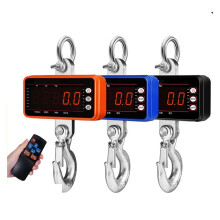 digital crane scale, 1500 kg/1000 kg/500 kg with 65 foot remote, robust, dimmable LED (1000KG Orange)