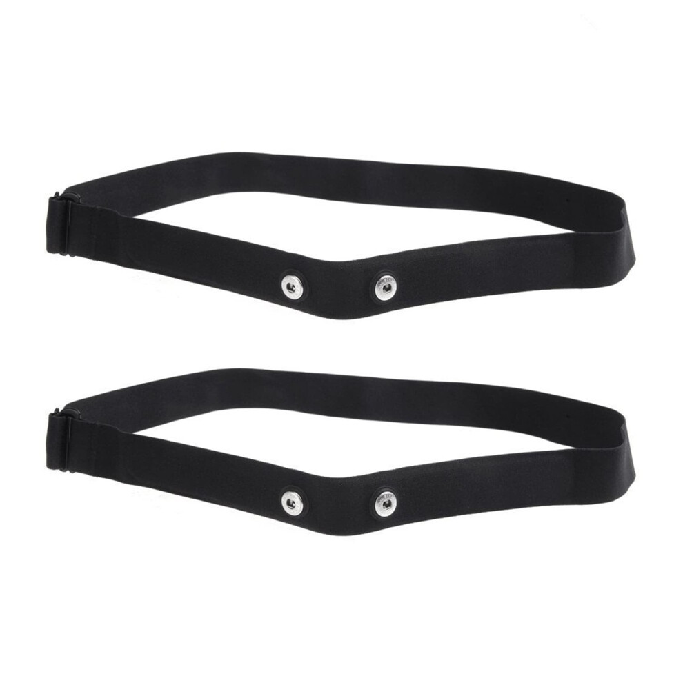2 Pieces Chest Strap Elastic Bands Heart Rate Geonaut Chest Strap Heart Rate Monitor