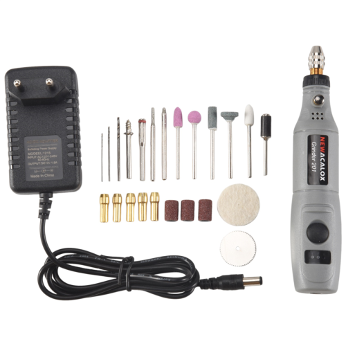 EU Plug,220V Mini Electric Drill Power Tools Grinder -GRAY1