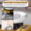 Heat Diffuser for Gas Stove Top Induction Hob, Steel Distributor Plate with Handle 5