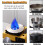 Heat Diffuser for Gas Stove Top Induction Hob, Steel Distributor Plate with Handle 4
