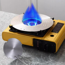 Heat Diffuser for Gas Hob, Round Simmer Deflector with Heating Plate, Stainless Steel