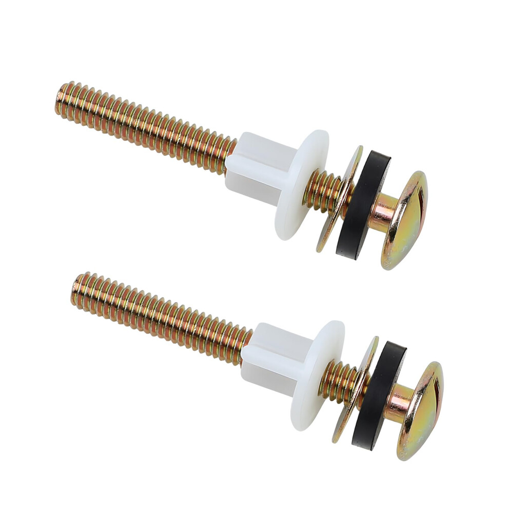 Set Of 2 Toilet Seat Hinge Fittings, Universal Toilet Seat Screws, Toilet Seat Hinges Set, Toilet Seat Nuts And Screws For Most Topfix Toilet Lids 6276012995960
