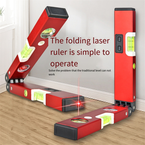 Nivel láser plegable de aleación de aluminio multifuncional de línea horizontal 2