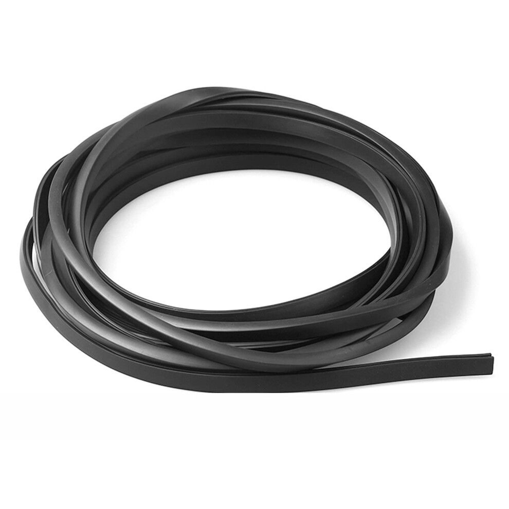 Plastic U Channel U Channel Edge Trim Rubber Seal Rubber Edge Trim U Shape Seal Anti Collision Strip Length 5M Width 7Mm Height 15Mm One Colour Black 6276012996691
