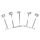 400pcs 1.5mm Floor Wall Replace Steel Needle Nails for Tile 2