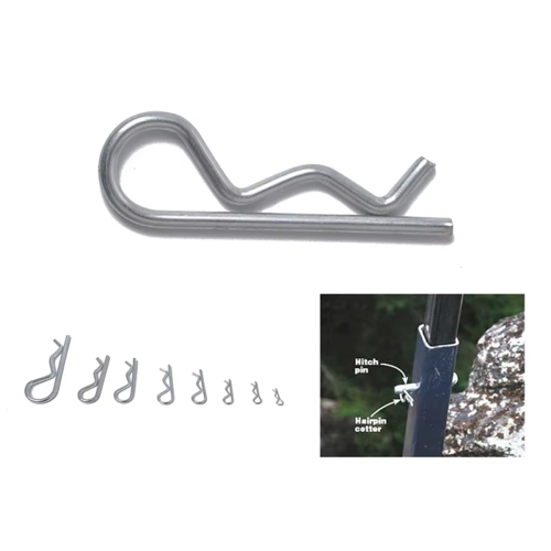 125 pezzi di molletta a molla tipo R per auto, resistente, con morsetto diviso, fermaglio per capelli 1