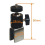 Camera Tripod Ball Head Professional Adapter Tripod Head 4