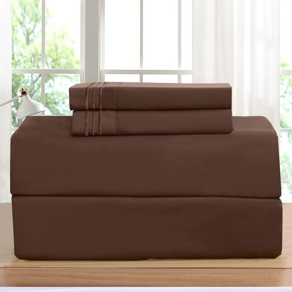 Taies d'oreiller luxueuses sur Amazon ! Taies d'oreiller 2 pièces Elegant Comfort 1500 fils/cm², infroissables, résistantes à la décoloration et