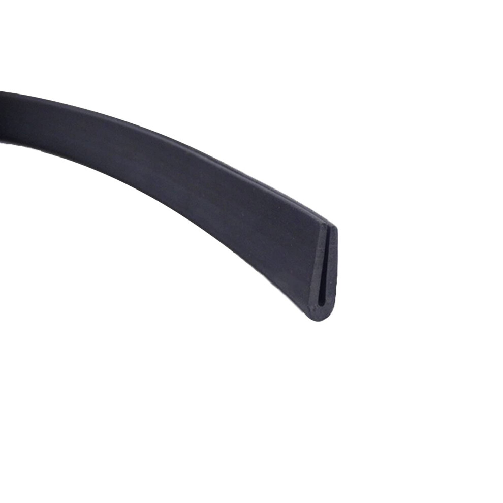 Plastic Uchannel Edge Trim, Rubber Seal, Ushaped Sealing Strip, 1M/Black(741Mm) Black 6276012997636