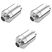 Carbon Filtered Showers Head Detachable Faucet Purification 3PCS