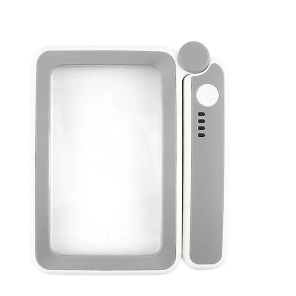 Merkkitã¶N Reading Magnifying Glass, Rechargeable Handheld Illuminated Magnifier