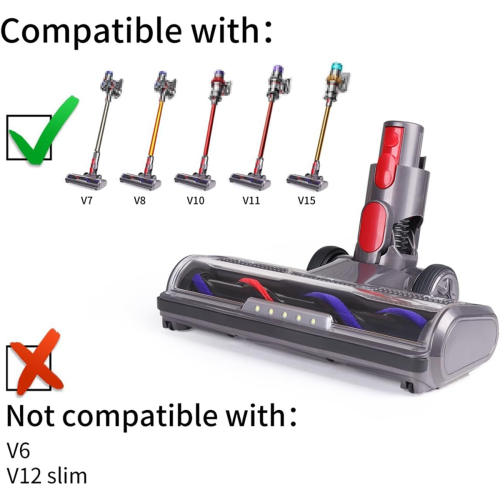 Spazzola per V7, V8, V10, V11, V15, Accessori Spazzola per Pavimenti 2