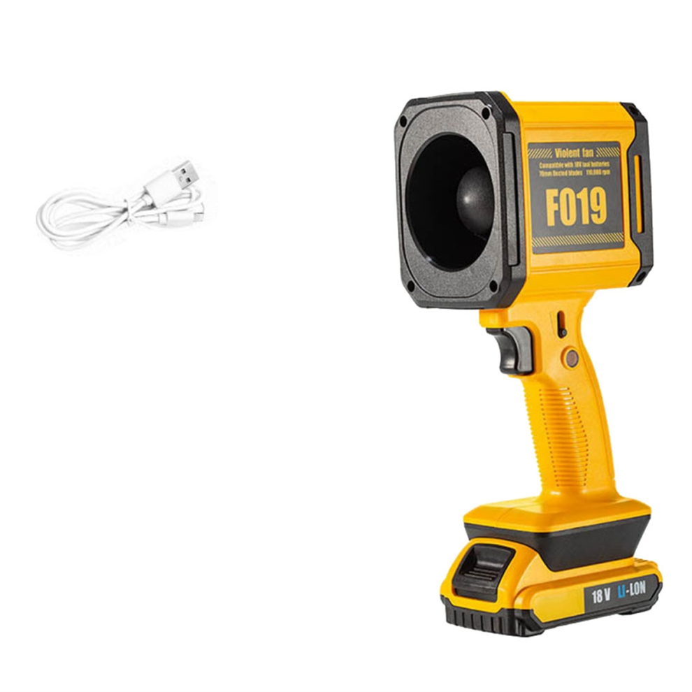 Merkkitã¶N Yellow Violent Turbo Fan Handheld High-Power Outdoor Hair Dryer