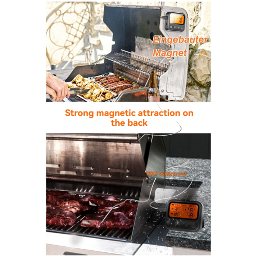 Smart Bluetooth Meat Thermometer 2 Probes Digital Food Thermometer 2