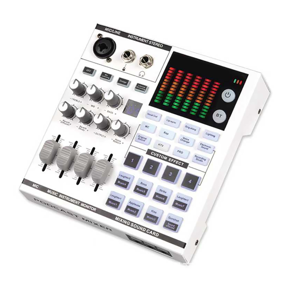 Sn800 Live Sound Card Voice Changer Audio Mixer 4714049932081