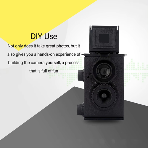 Κάμερα διπλού φακού 35mm με φιλμ DIY ρετρό κάμερα διπλού αντανακλαστικού φιλμ 2