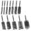 12Pcs Wire Bore Brush for Drill,Wire Brush Bore Cleaning Brush Set 1