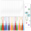 40PCS Acrylic Bookmarks Blanks with 40 PCS Colorful Tassels 1