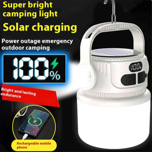 LED Solar Bulb Light Rechargeable Portable Lanterns Waterproof B 2