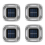 4 pezzi 8 LED luce solare da terra luce solare 1