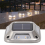 4 pezzi 8 LED luce solare da terra luce solare 2