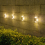 4 pezzi 8 LED luce solare da terra luce solare 4