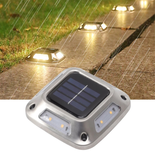 4 pezzi 8 LED luce solare da terra luce solare 2