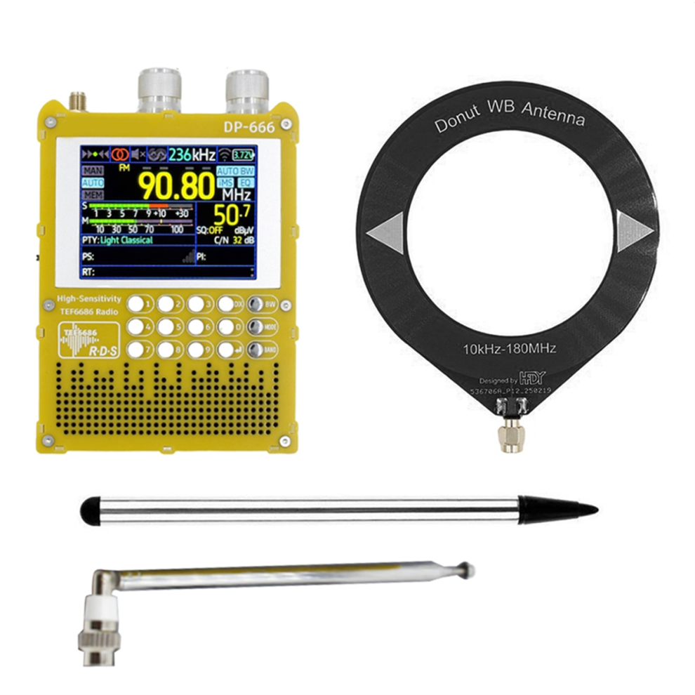 Dp-666 Tef6686 Radio 2.8Inch Ips Touch Screen High Sensitivity Radio 4714049936621