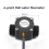 1-60L/Min DC 3.5-24V Hall Effect Water Flow Sensor Counter Meter 3