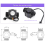 1-60L/Min DC 3.5-24V Hall Effect Water Flow Sensor Counter Meter 4
