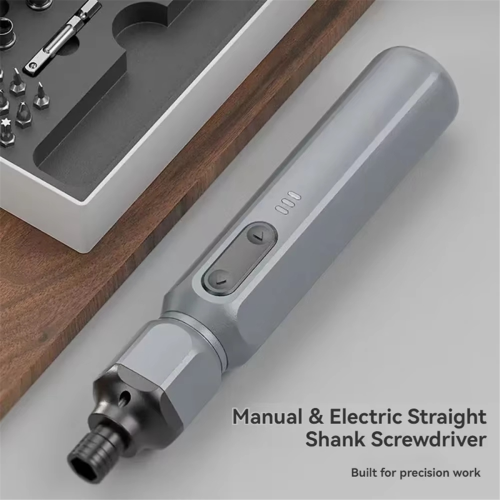Mini draadloze elektrische schroevendraaier handmatige boormachine schroevendraaier bit tool 1