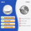 WE01X21167 WH11X23474 Clothes Dryer Control Knob Replacement for 3