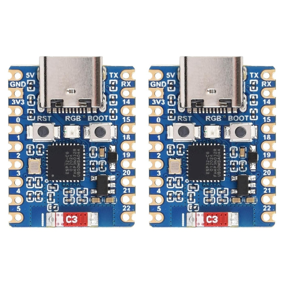Photos - Printer Part 2pcs ESP32 Development Board ESP32-C6 Mini Development Board