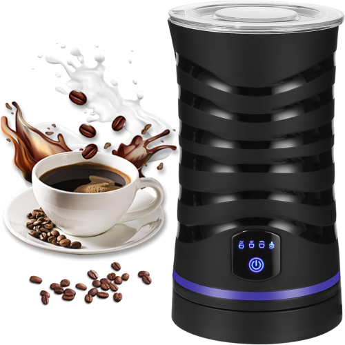 Electric Milk Frother with Non-Stick Coating, EU Plug