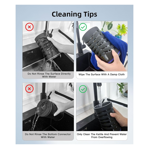 Electric Milk Frother with Non-Stick Coating, EU Plug 1