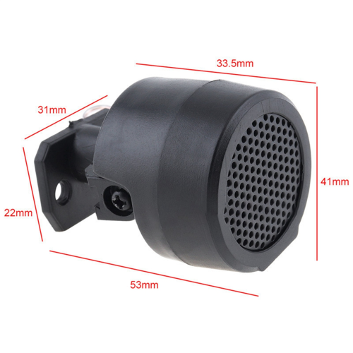 5 par 91dB universella bilhögtalare 12V 500W 2